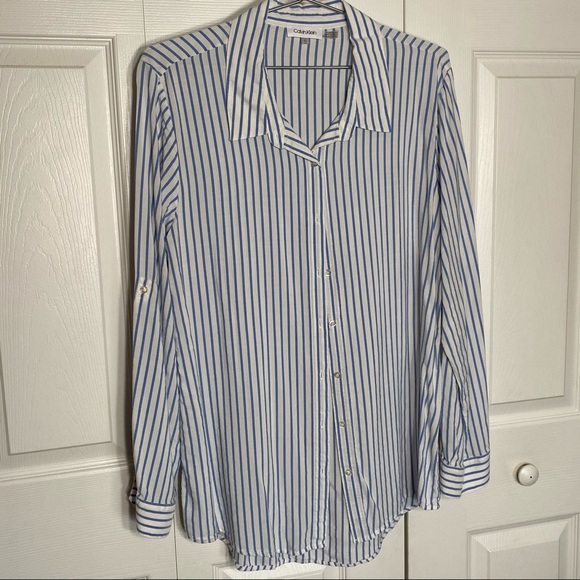 Calvin Klein | Tops | Calvin Blouse Poshmark